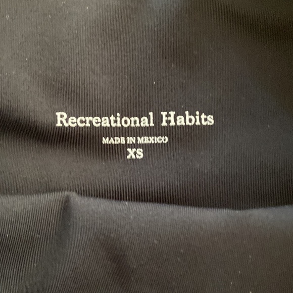 Recreational Habits Black Mini Biker Short - Picture 6 of 7